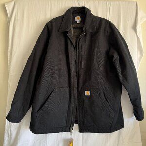 Carhartt Sherpa Lined Work Jacket – Black XL Tall